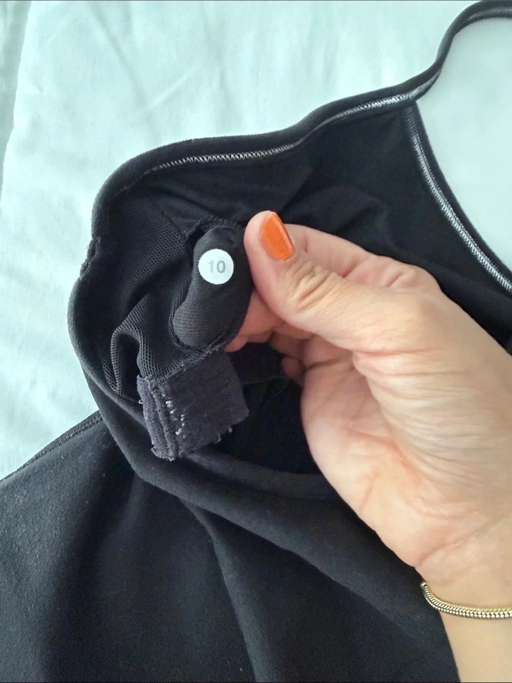lululemon athletica Black Slim Racerback Tank size 10 no pads